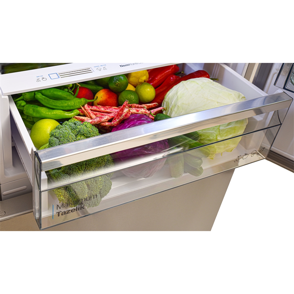 Vestel NFK54102 EX GI PRO WIFI 481 Lt No-Frost Buzdolabı